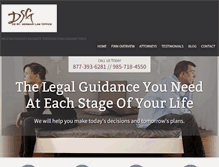 Tablet Screenshot of dsglawoffice.com